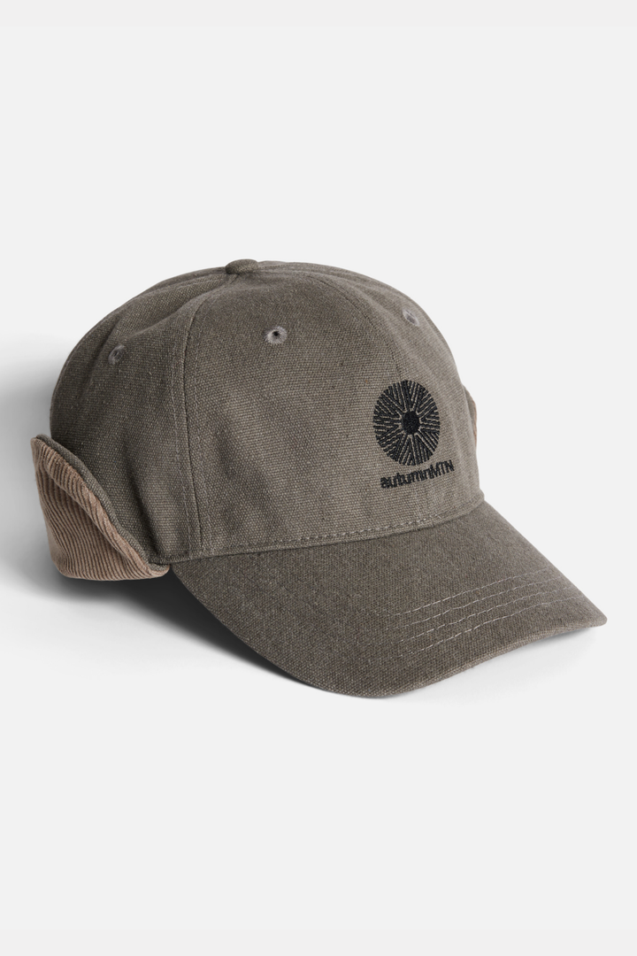 WASHED CANVAS FLAP CAP