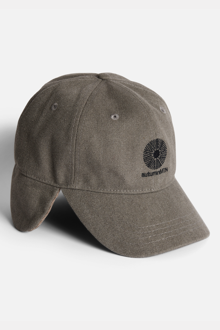 WASHED CANVAS FLAP CAP