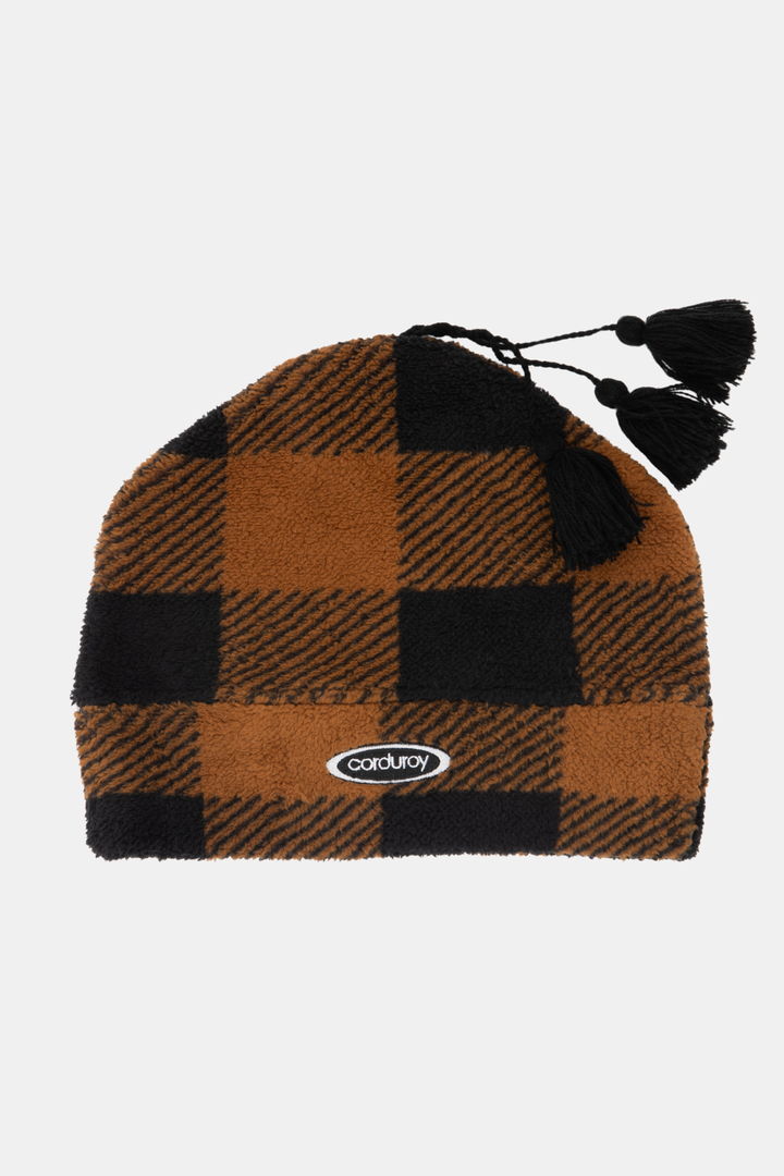 FLEECE TASSLE BEANIE