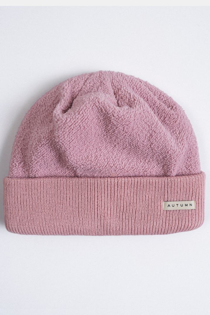 REVERSE FLEECE BEANIE