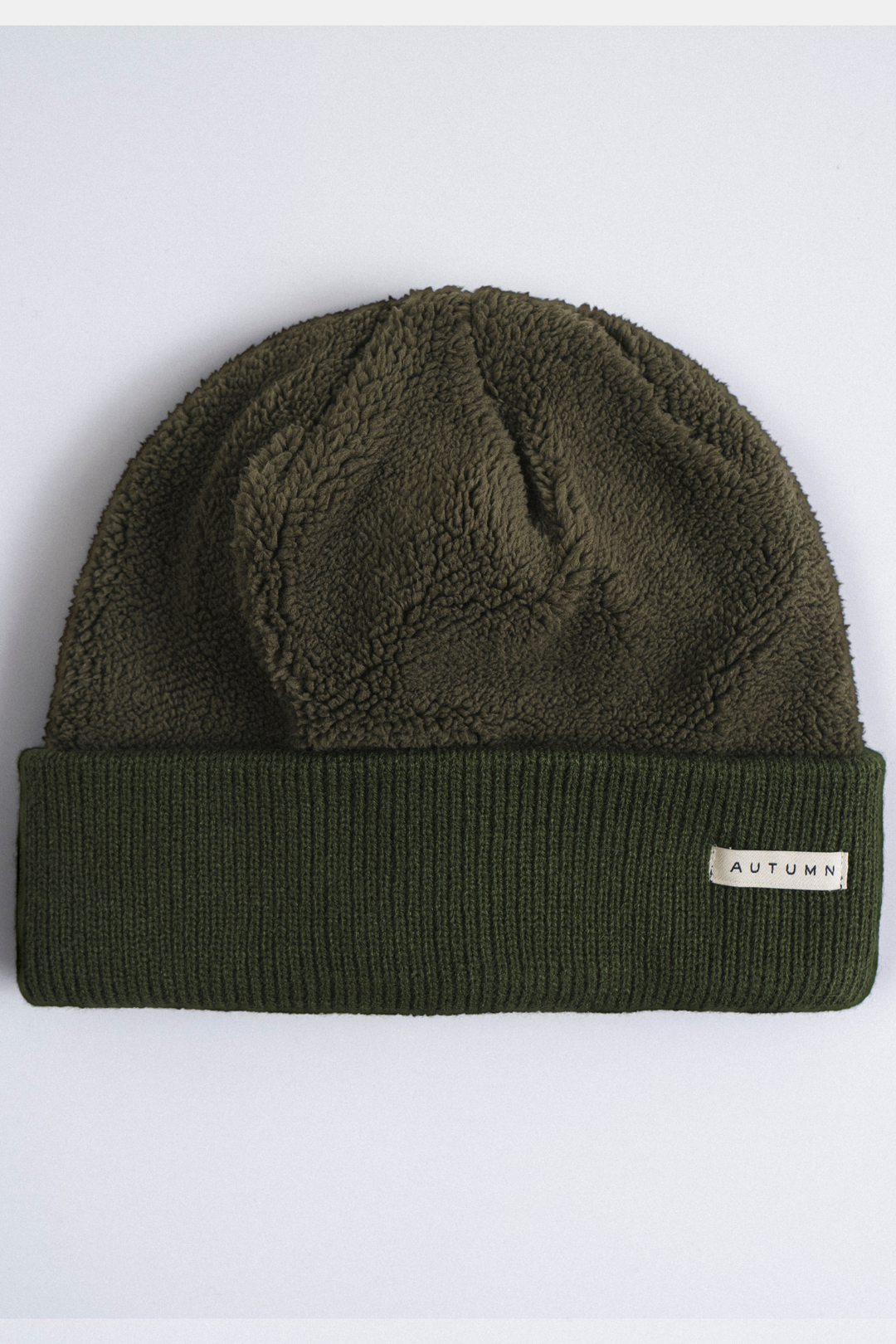 REVERSE FLEECE BEANIE