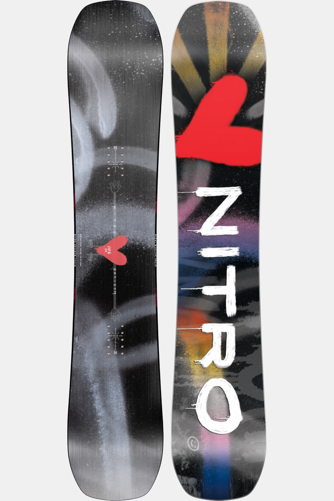 nitro park snowboards Men's Cheap Thrills Snowboard 2025 157 Design and engineered with Flat Nitro Beast Snowboard - 2022
