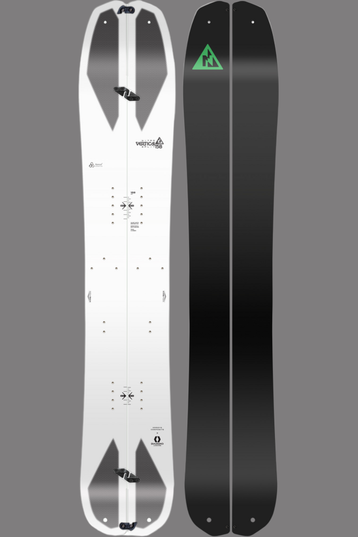 ジャンク】NITRO squash スプリットボード スノーボード 159 NITRO