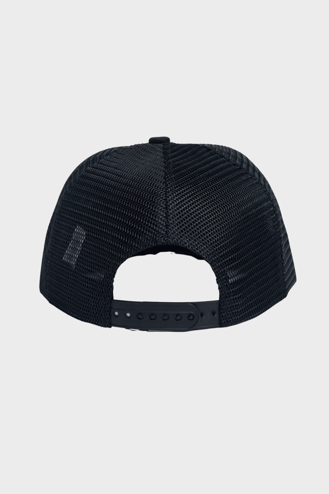 TWILL 6 PANEL TRUCKER BLACK