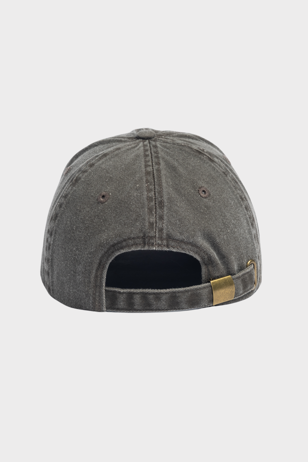WASHED 6 PANEL STRAPBACK BLACK
