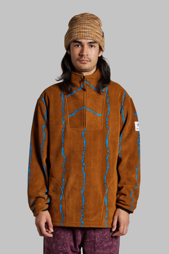 AUTUMN VORTEX FLEECE STRIPE XL オータム AUTUMN VORTEX FLEECE STRIPE XL オータム VORTEX HALF ZIP FLEECE