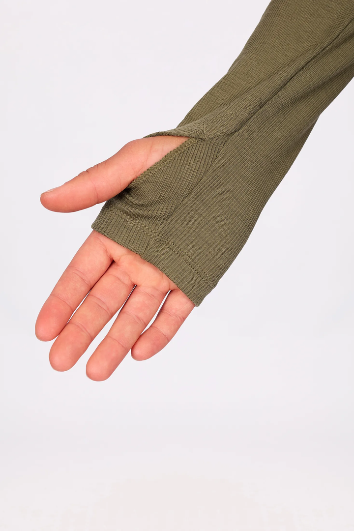JOURNEY MERINO WOOL RIB TOP